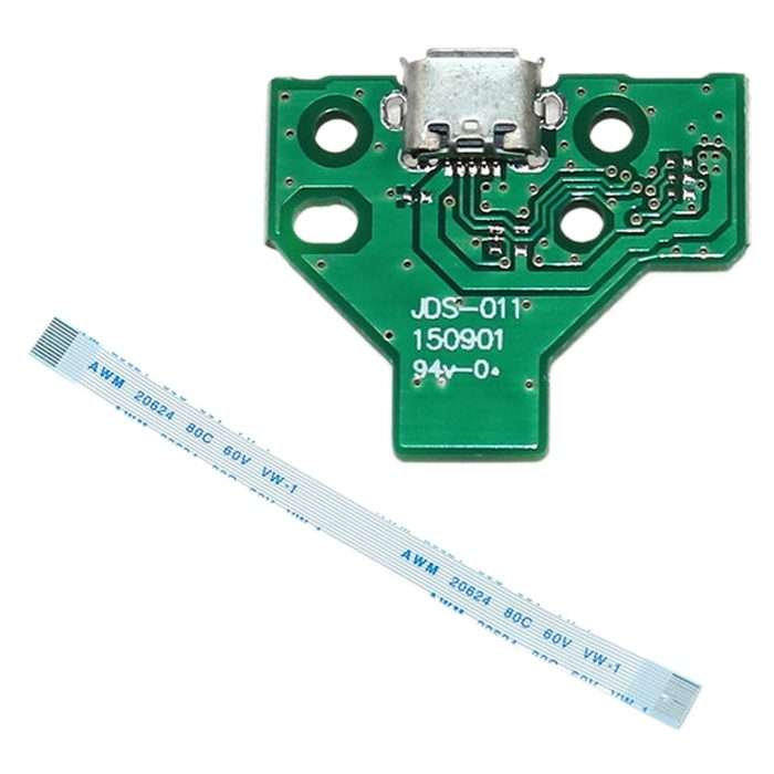 JCD JDS-011 USB Charging Port Board with 12 Pin FPC Flex Cable For PS4