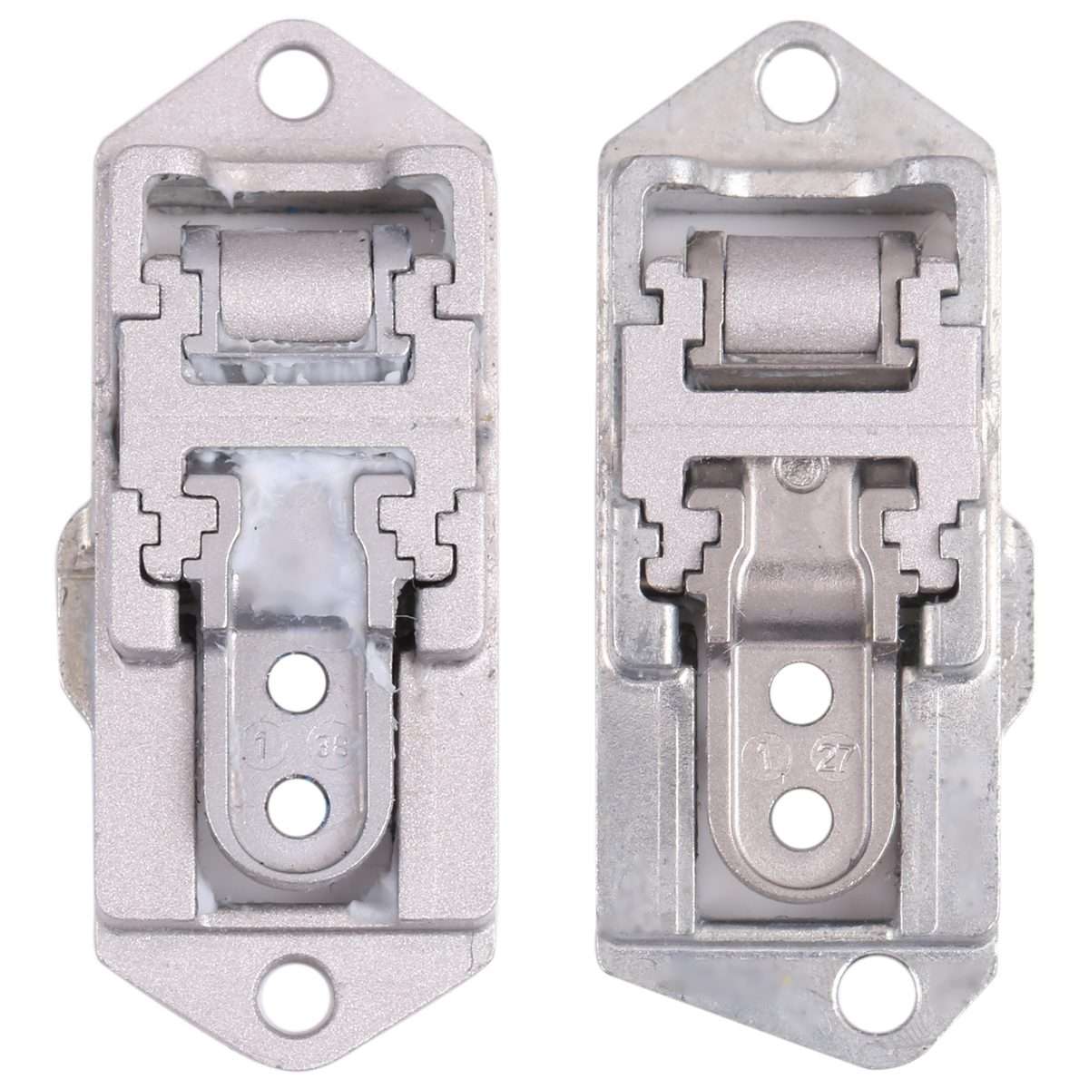 1 Pair Hinge Kickstand Connector Shaft for Microsoft Surface Pro 5 / Pro 6 / Pro 7 (Silver)