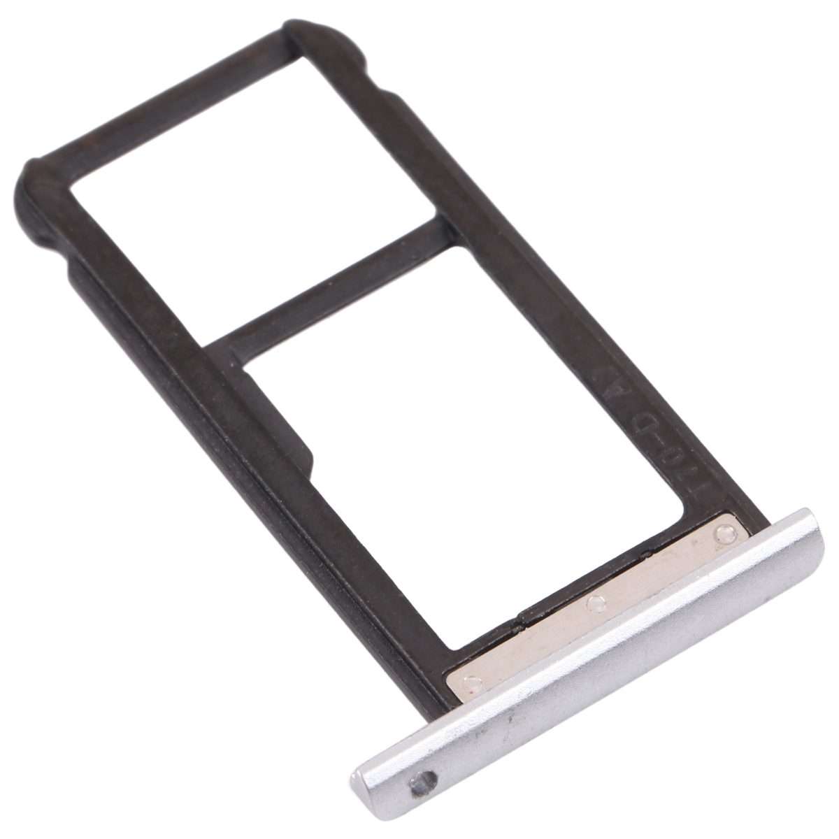 SIM Card Tray + Micro SD Card Tray for ZTE Blade Zmax Pro / Z981 (Silver)