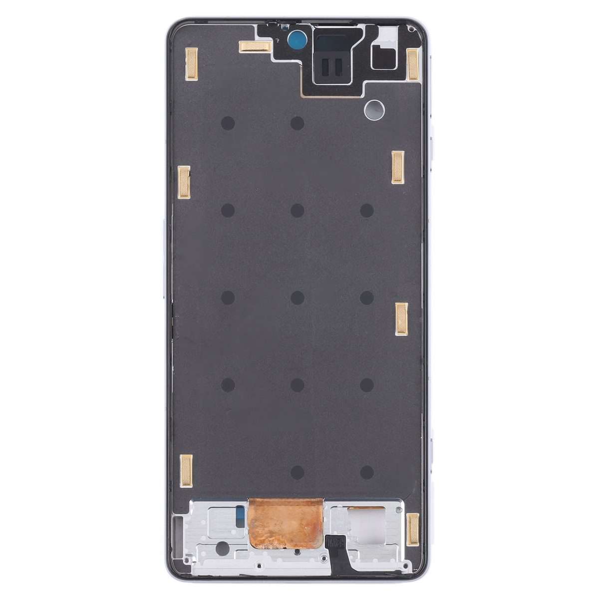 Front Housing LCD Frame Bezel Plate for Xiaomi Redmi K50 Gaming/Poco F4 GT(White)