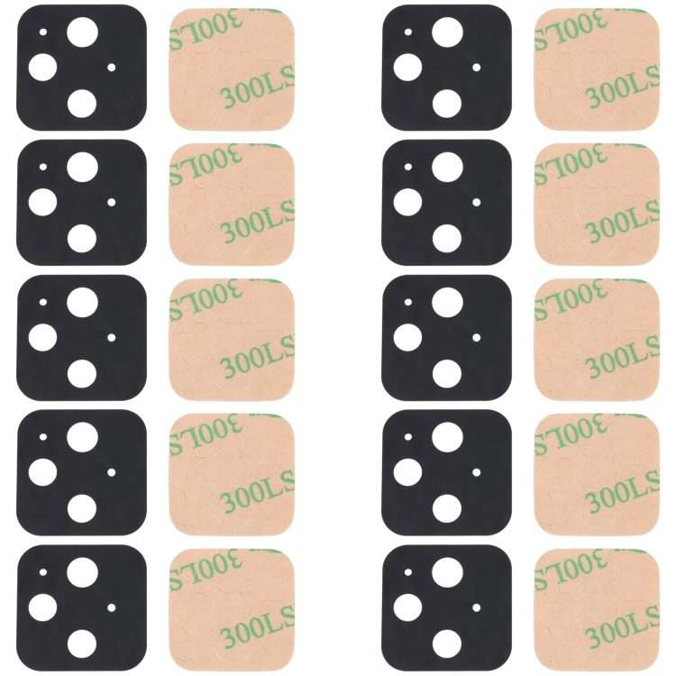 For Google Pixel 5 10 PCS Back Camera Lens