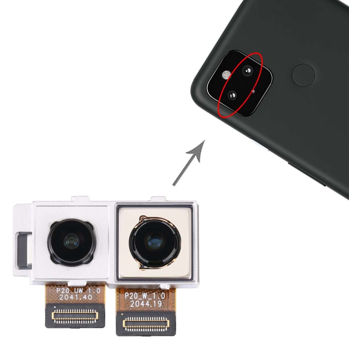 For Google Pixel 4A 5G Back Facing Camera