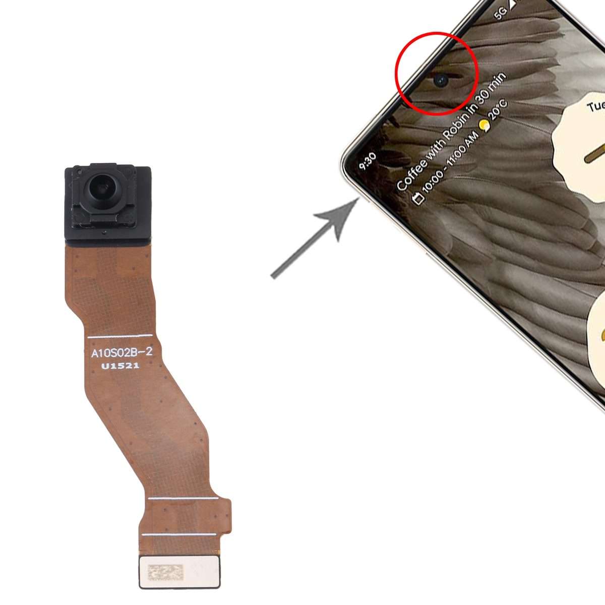For Google Pixel 7 Pro Original Front Facing Camera