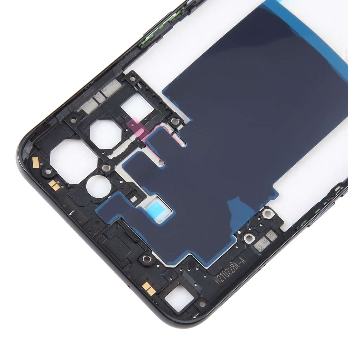 For OPPO Reno5 5G Original Middle Frame Bezel Plate (Black)