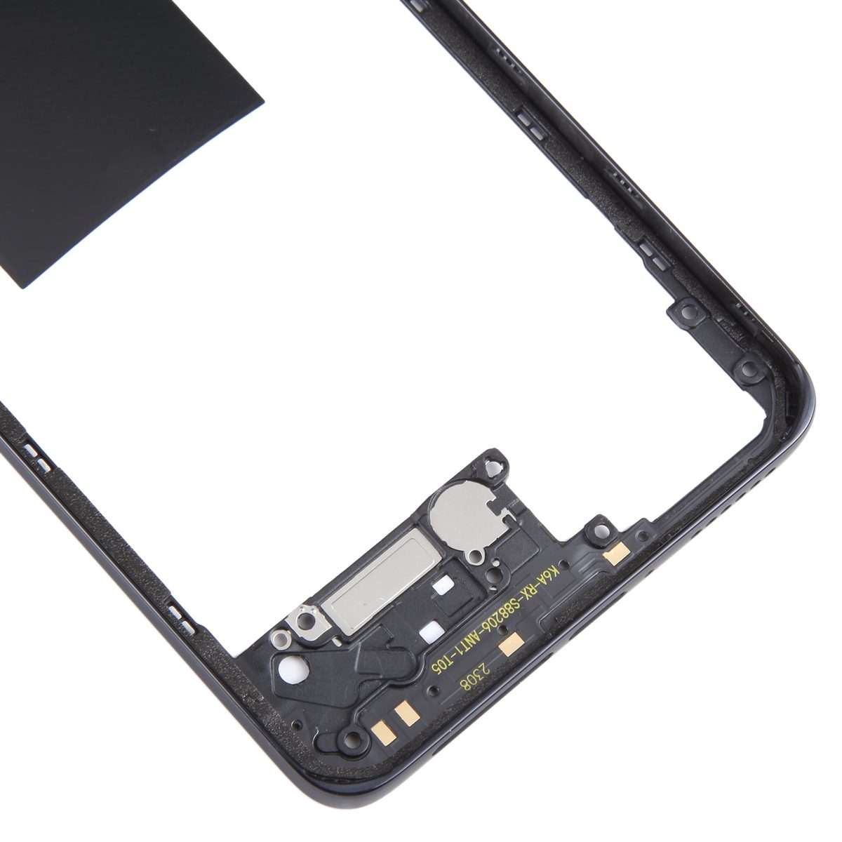 For Xiaomi Redmi Note 12 Pro 4G Original Middle Frame Bezel Plate (Black)