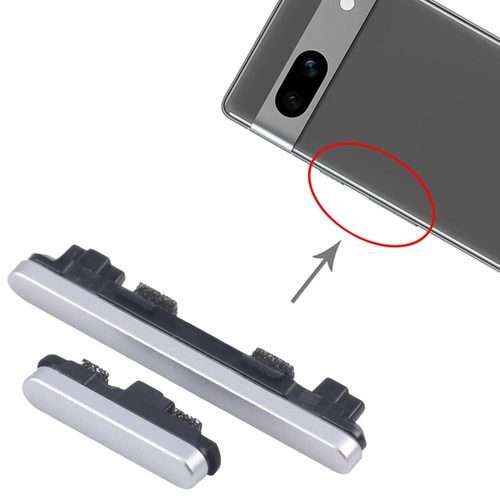 For Google Pixel 7a Original Power Button and Volume Control Button (White)