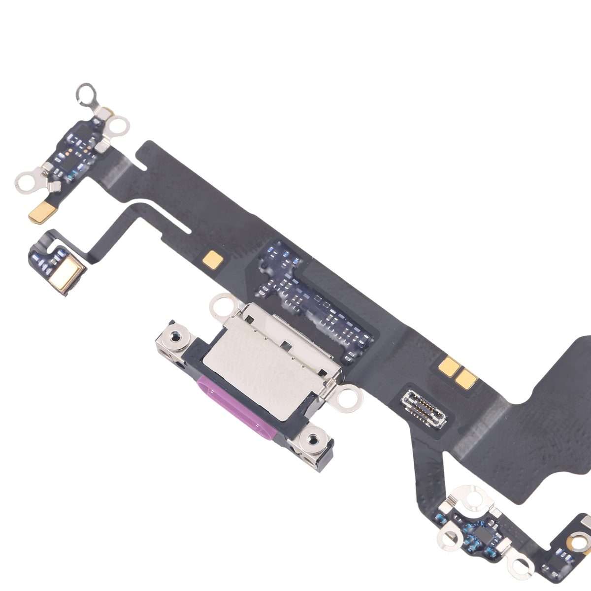 For iPhone 16 Original Charging Port Flex Cable (Pink)