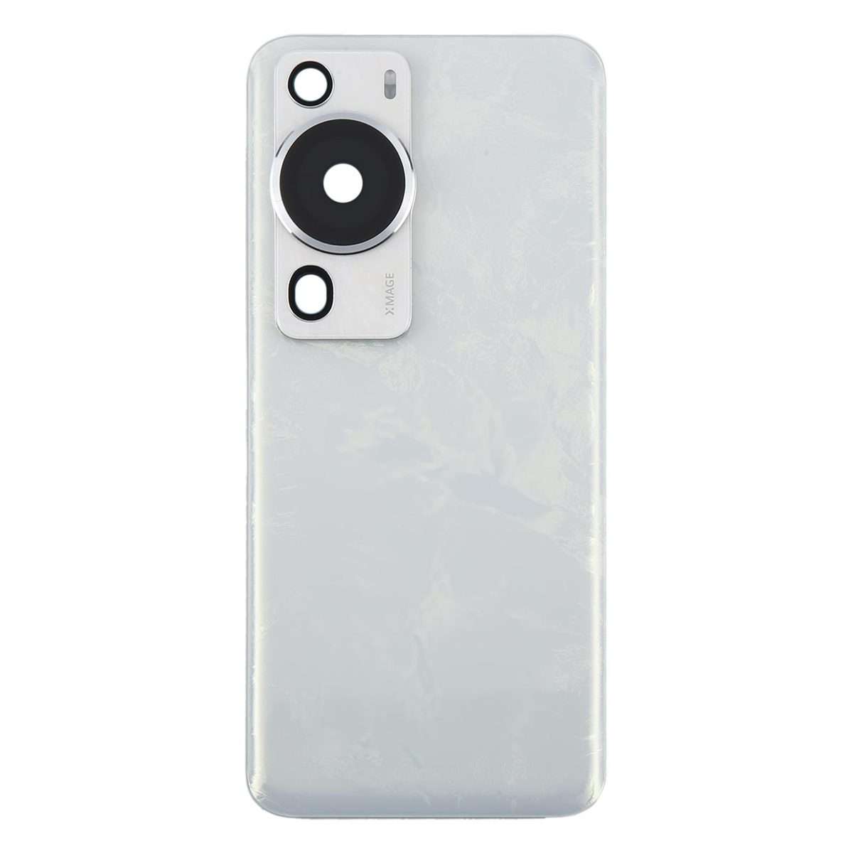 For Huawei P60 Pro Battery Back Cover with Camera Lens Frame(White)