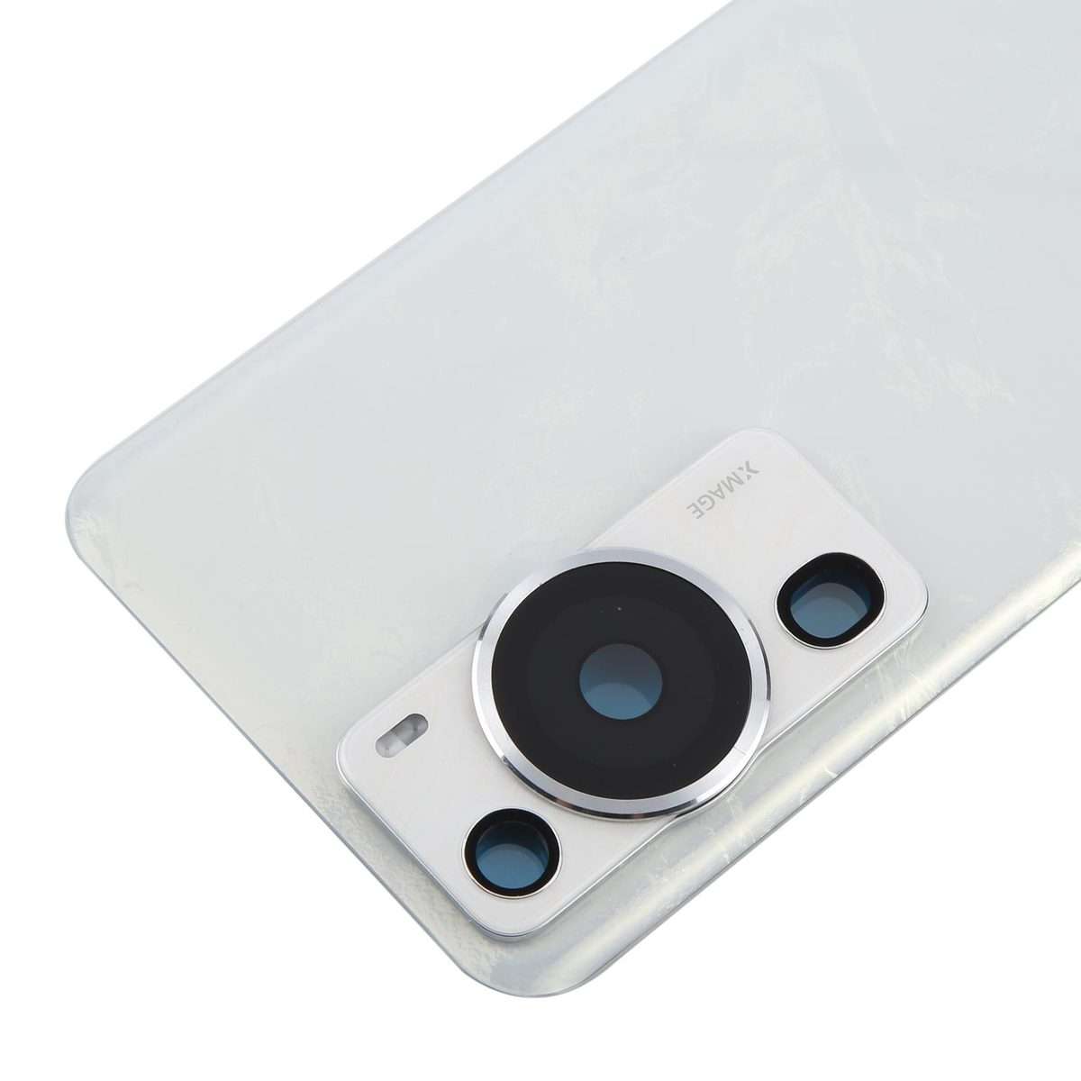 For Huawei P60 Pro Battery Back Cover with Camera Lens Frame(White)