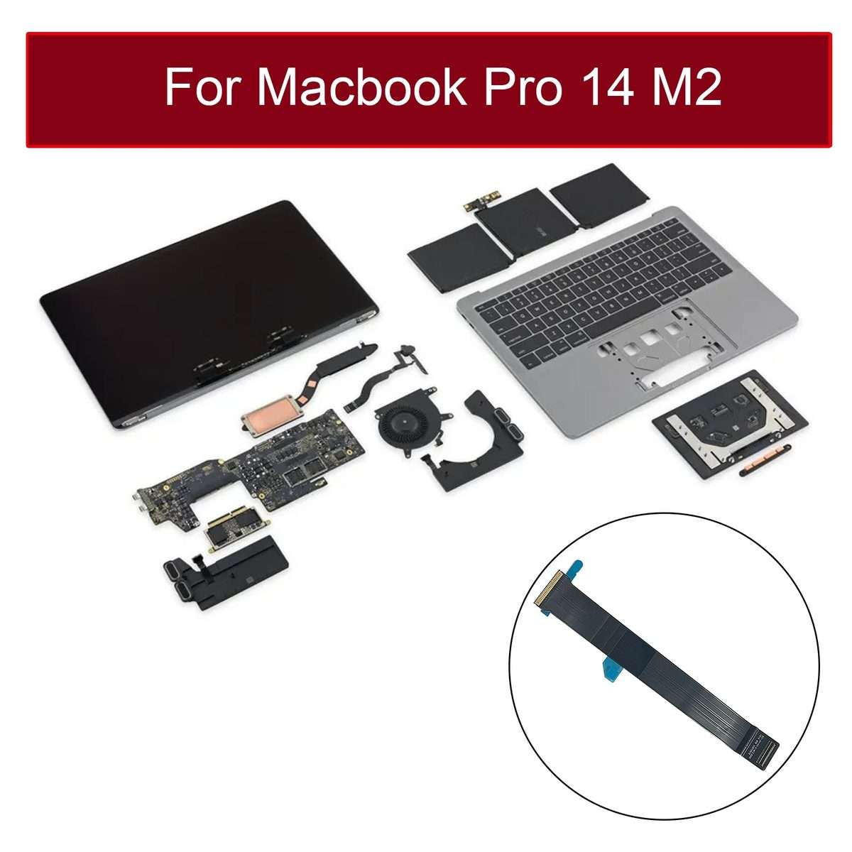 821-04155-01 Touchpad Flex Cable for Macbook Pro 14 M2 A2779 2023 EMC8102