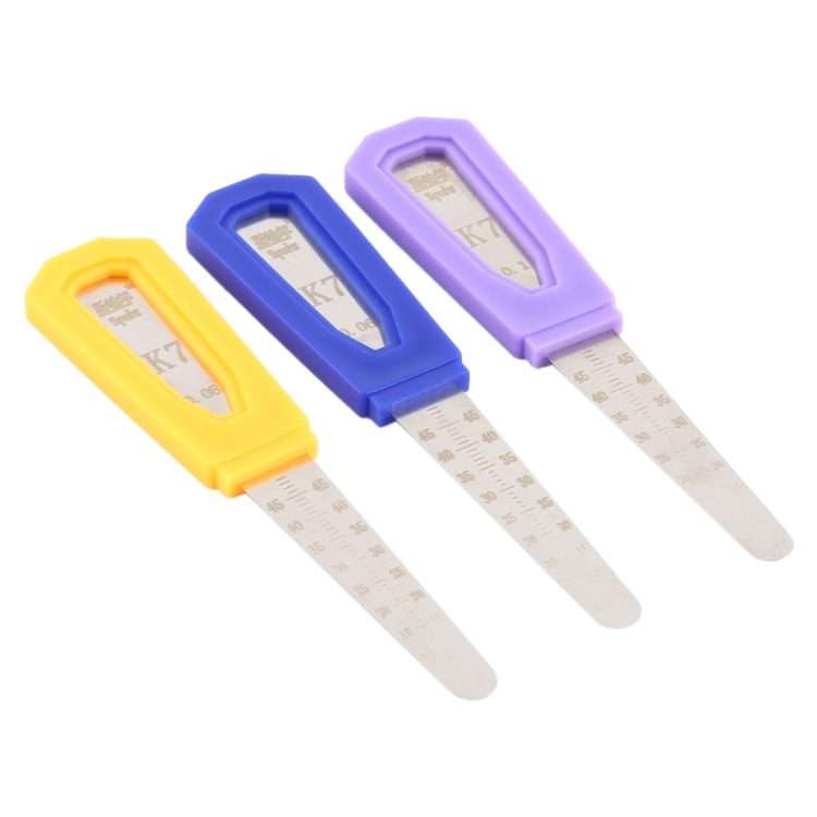 Spahr K7 0.1 / 0.08 / 0.06 mm Stainless Steel Ruler Phone Disassembly Hand Tool