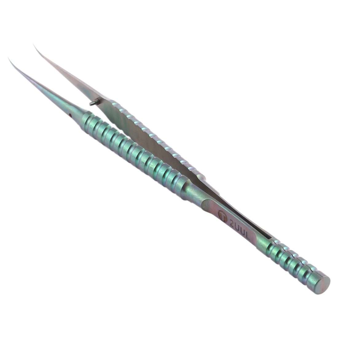 2UUL Ti02 Titanium Alloy Curved Tweezers