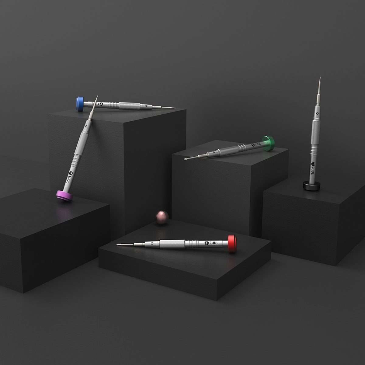 2UUL Colorful Flyshaft Screwdriver Set