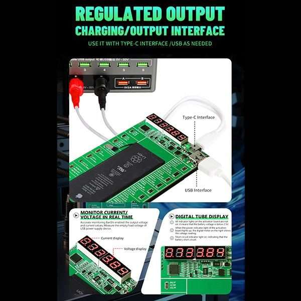 Kaisi K-9208 2025 Version Activated And Charging Jig Test Tools (Green)
