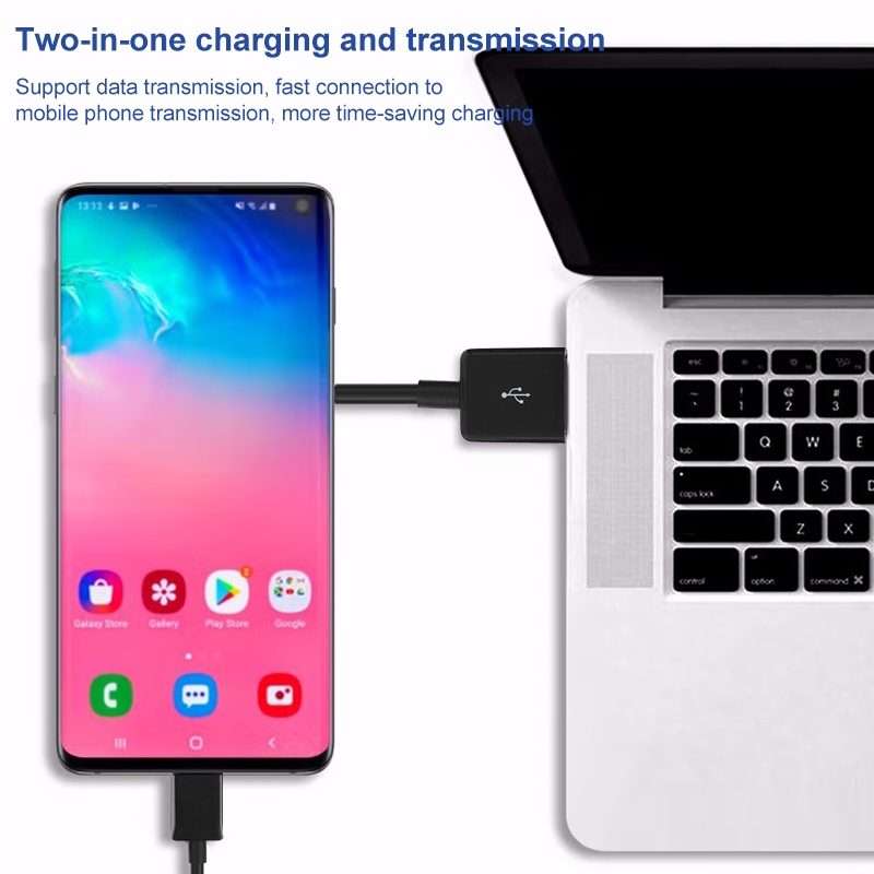 Micro USB Data Sync Charger Cable, Cable Length: 1m(Black)