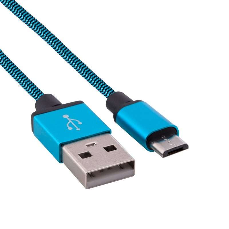 1m Woven Style Micro USB to USB 2.0 Data / Charger Cable