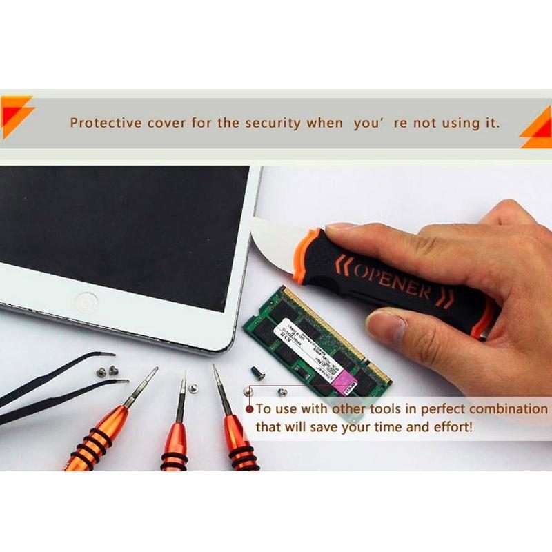 JAKEMY JM-OP12 Flexible Double-end Metal Opening Prying Tool for Samsung / iPhone / iPad / Laptop