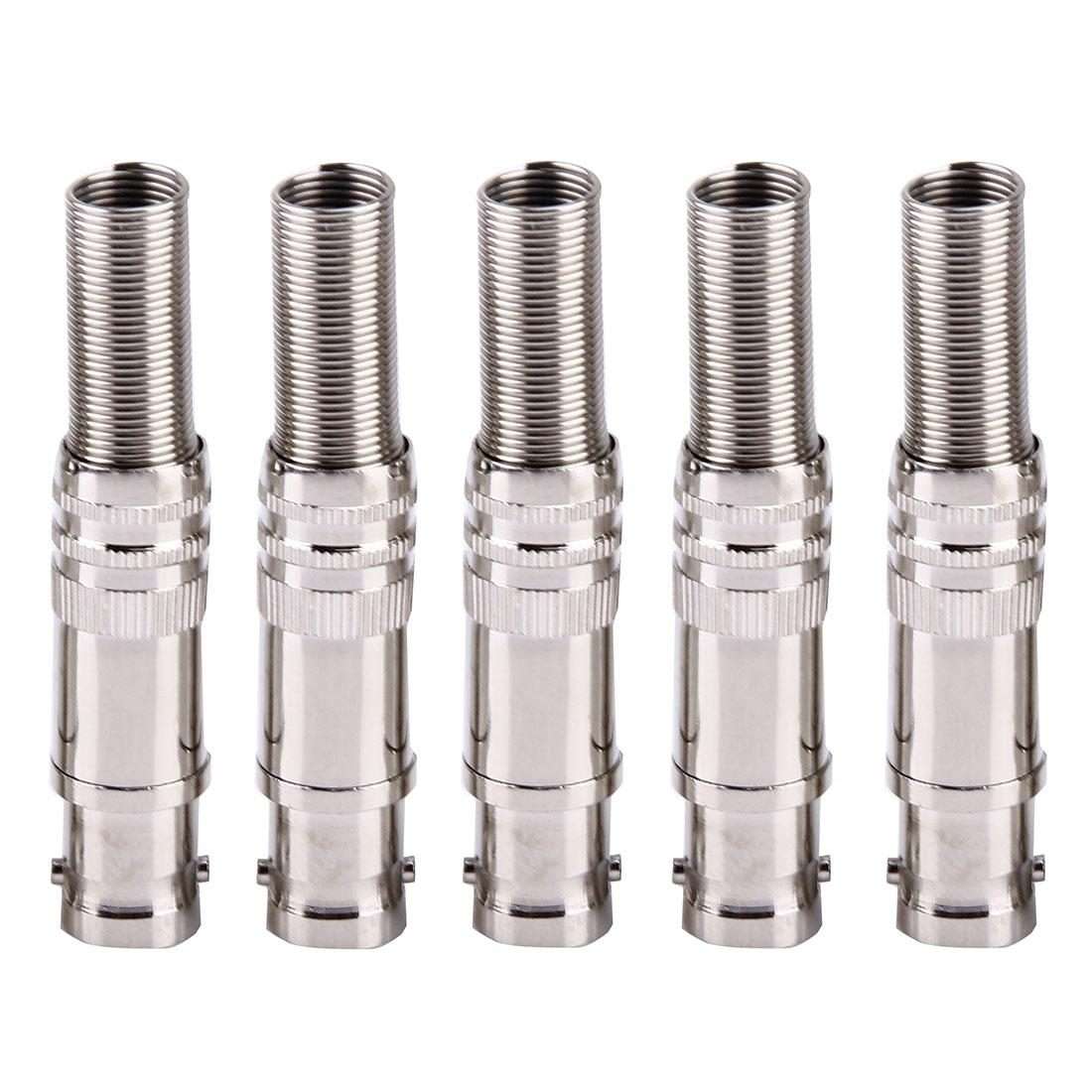 5 PCS Straight Female BNC Connector for DVR / Cable