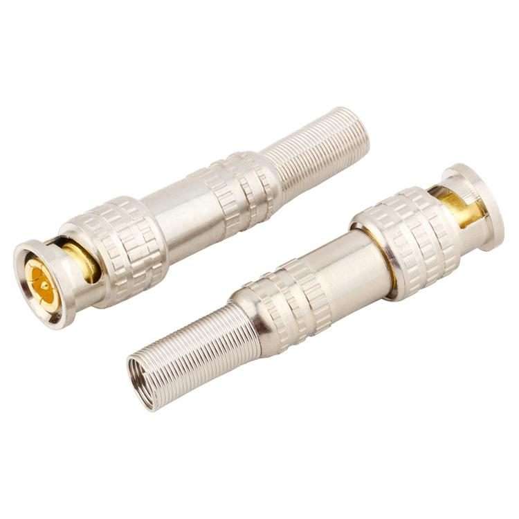 5 PCS Copper-free Solder Male to Female BNC Connector