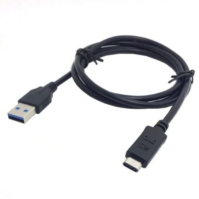 1m USB 3.1 Type-C Male to USB 3.0 Type A Male Data Cable(Black)