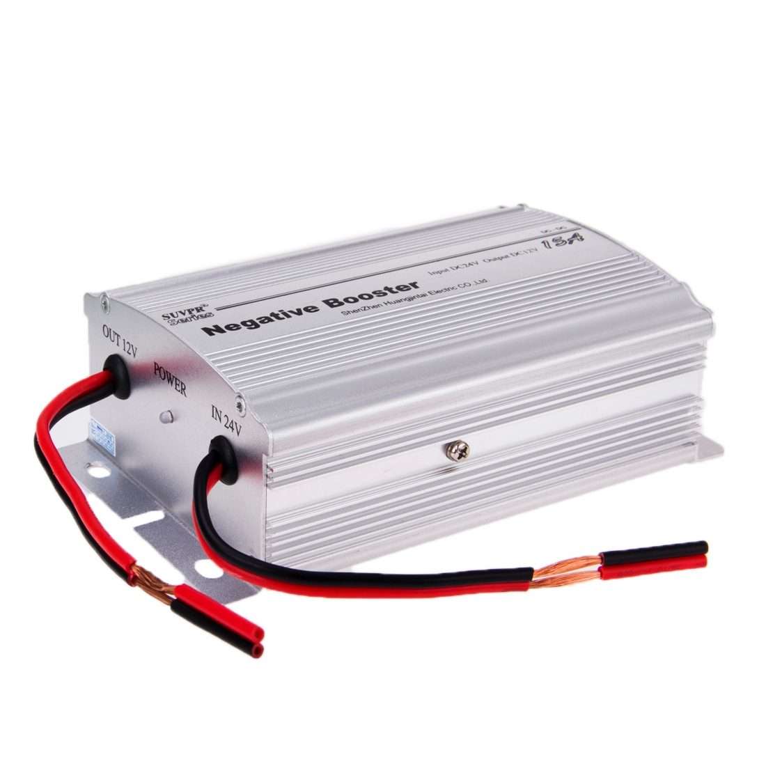 SUVPR RF-15A DC 24V to 12V Car Negative Booster Power Inverter Adapter