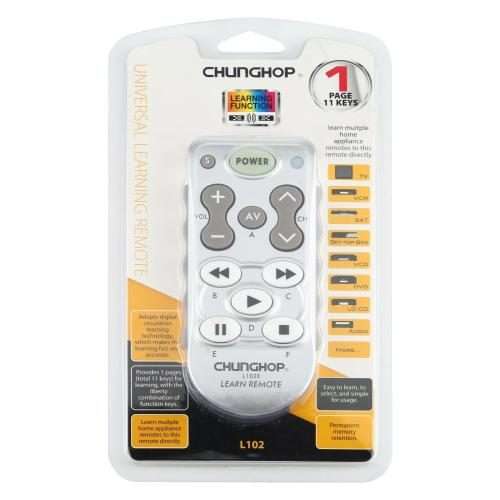 ChunGhop Universal Learning Remote Control L102(White)