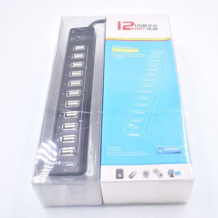 12-Port USB 2.0 HUBSuitable for Notebook / Netbook(White)