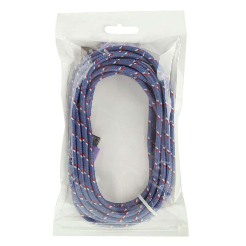 Nylon Netting Style Micro 5 Pin USB Data Transfer / Charge Cable, Length: 3m(Purple)