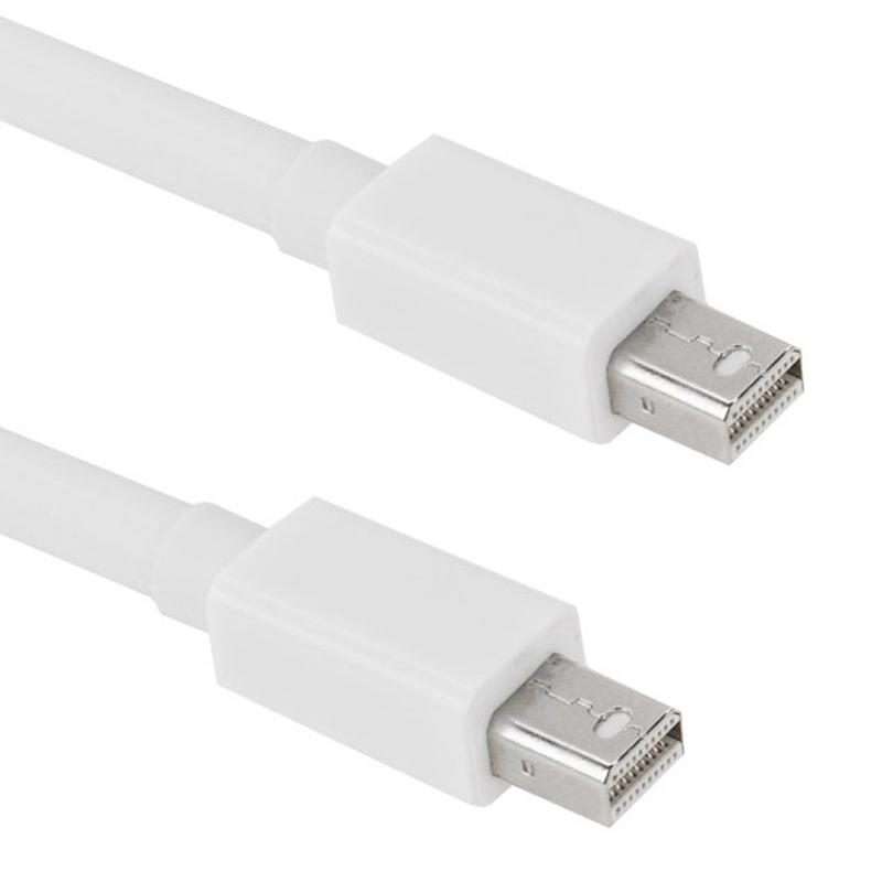 Mini DP DisplayPort Cable for Apple iMac MacBook Pro, Length: 2m(White)