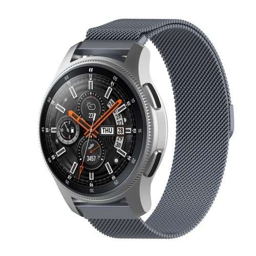 18mm Milan Stainless Steel Mesh Watch Band(Gray)