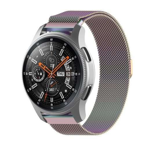 18mm Milan Stainless Steel Mesh Watch Band(Colorful)