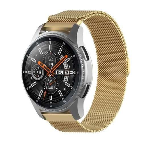 18mm Milan Stainless Steel Mesh Watch Band(Gold)