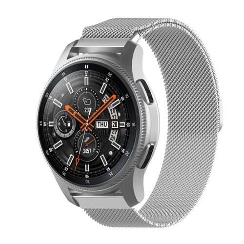 18mm Milan Stainless Steel Mesh Watch Band(Silver)