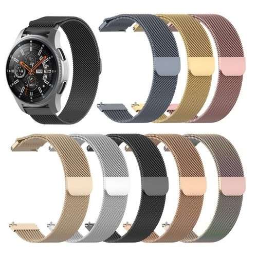 18mm Milan Stainless Steel Mesh Watch Band(Silver)