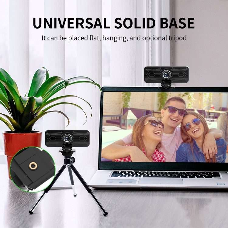 Gsou T16s 1080P HD Webcam with Cover Built-in Microphone for Online Classes Broadcast Conference V