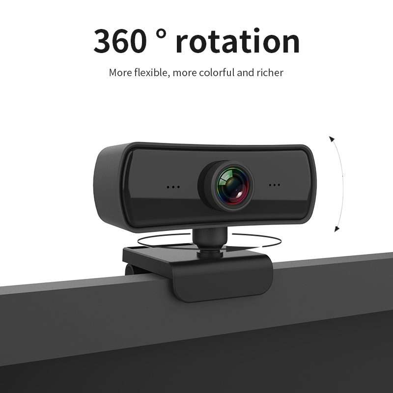 C3 400W Pixels 2K Resolution Auto Focus HD 1080P Webcam 360 Rotation For Live Broadcast Video Conf