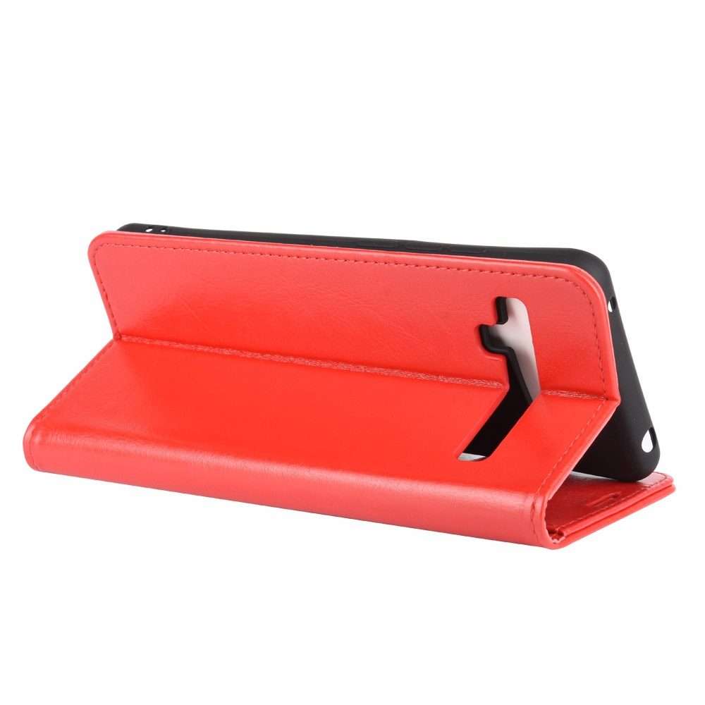 For TCL 10 Pro R64 Texture Single Horizontal Flip Protective Case with Holder & Card Slo ... (Red)
