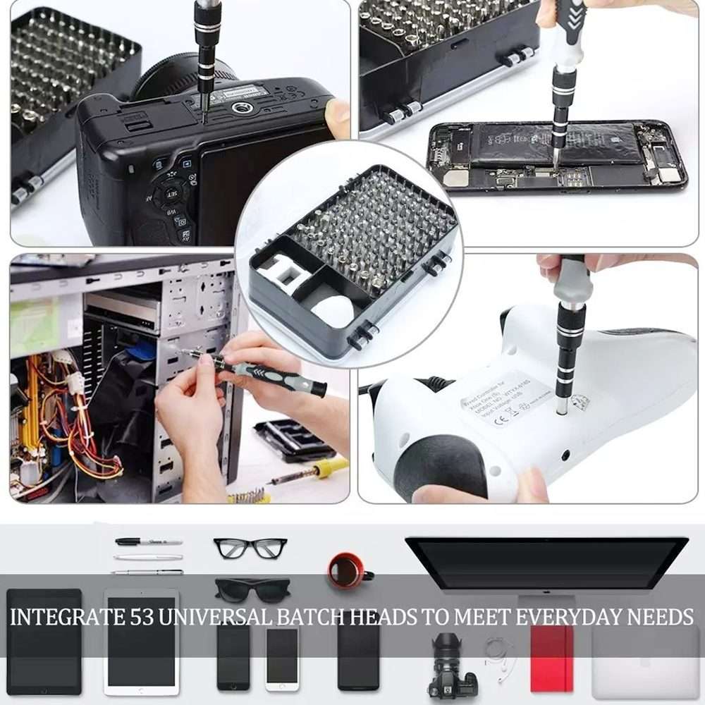 115 in 1 Precision Screw Driver Mobile Phone Computer Disassembly Maintenance Tool Set(Yellow)