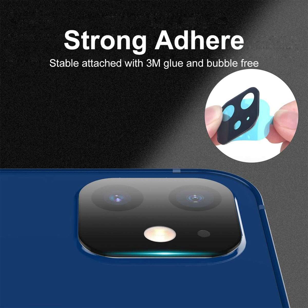 For iPhone 12 Pro Max ENKAY Hat-Prince 9H Rear Camera Lens Tempered Glass Film Full Coverage Prote