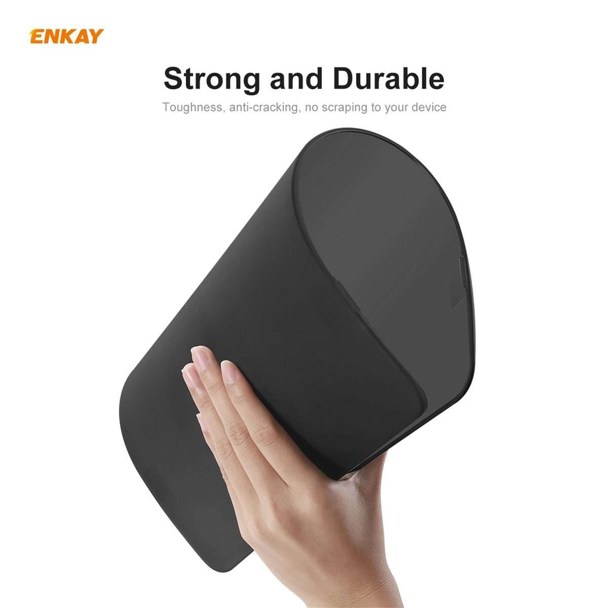 ENKAY 3 in 1 Matte Laptop Protective Case + US Version TPU Keyboard Film + Anti-dust Pl ... (Grey)