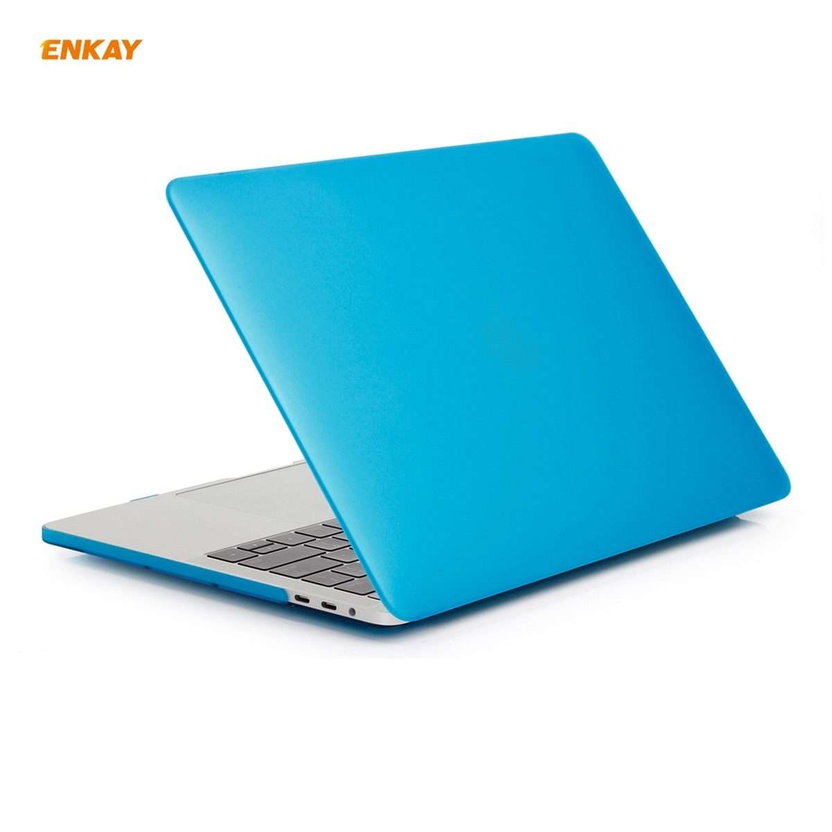 ENKAY 3 in 1 Matte Laptop Protective Case + US Version TPU Keyboard Film + Anti-d ... (Light Blue)