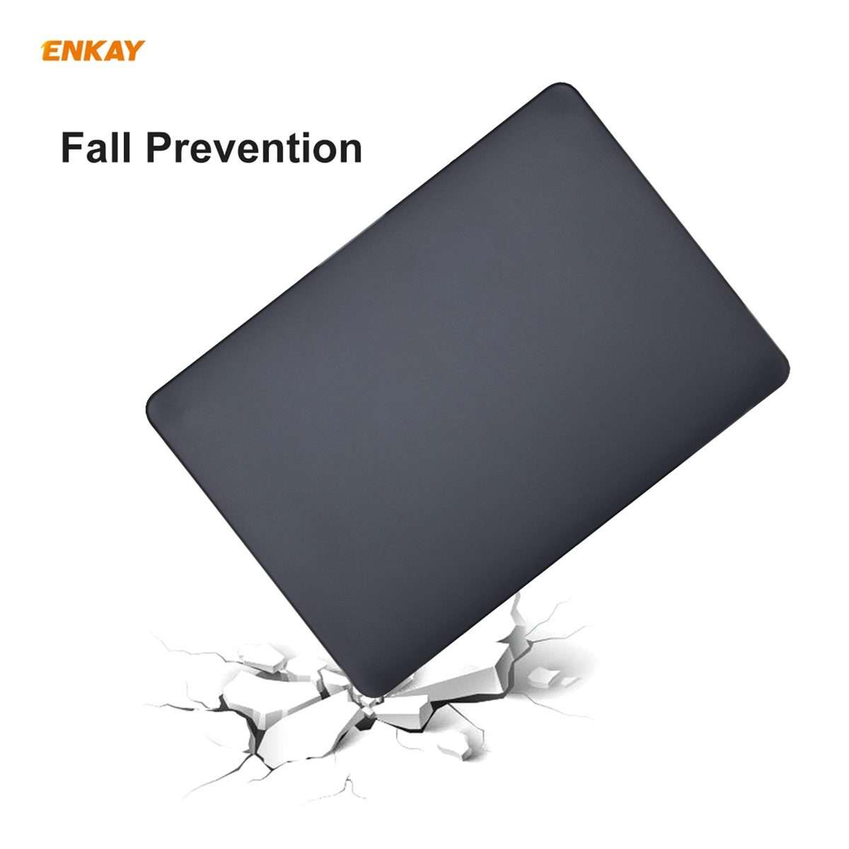 ENKAY 3 in 1 Matte Laptop Protective Case + US Version TPU Keyboard Film + Anti-d ... (Light Blue)