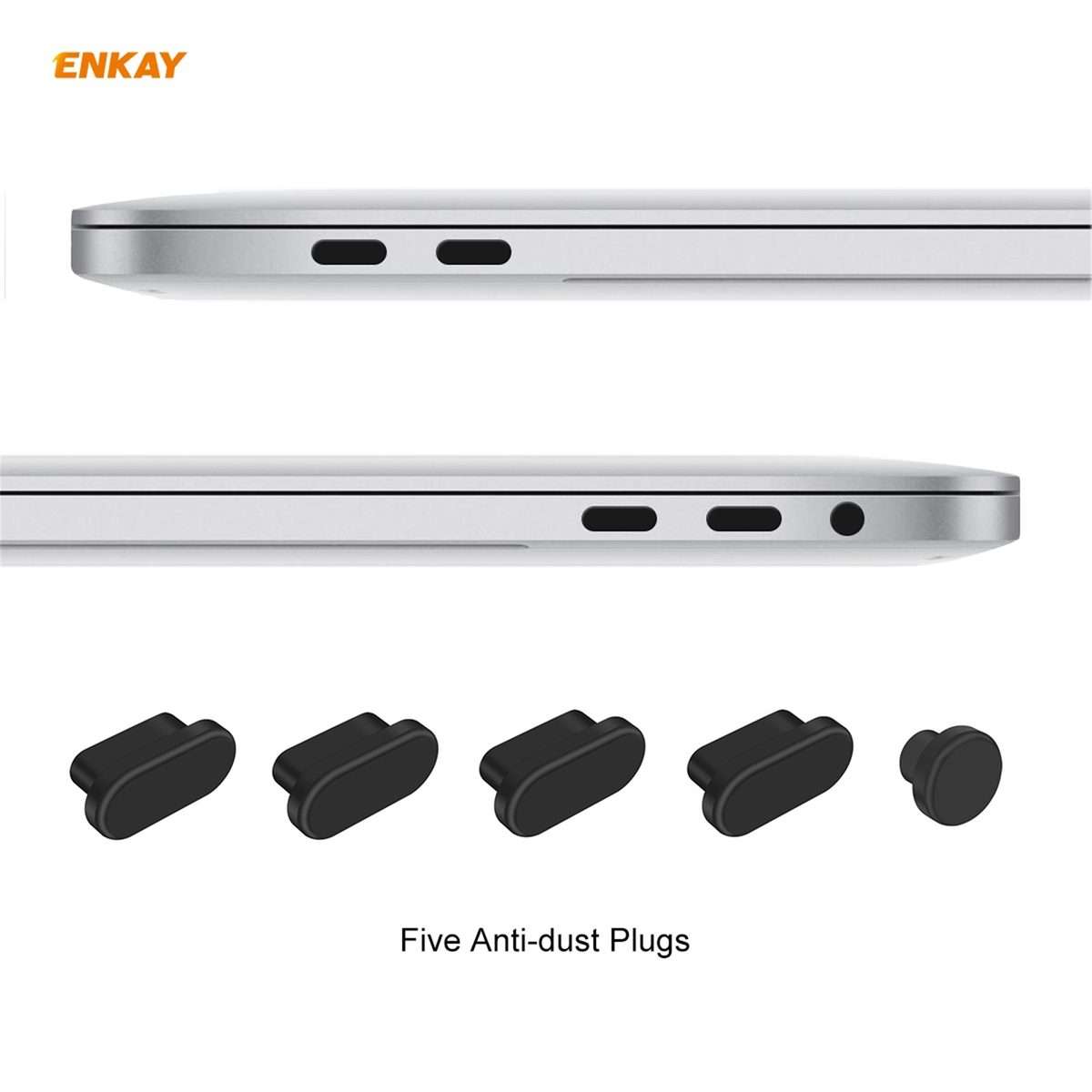 ENKAY 3 in 1 Matte Laptop Protective Case + US Version TPU Keyboard Film + Anti-d ... (Light Blue)