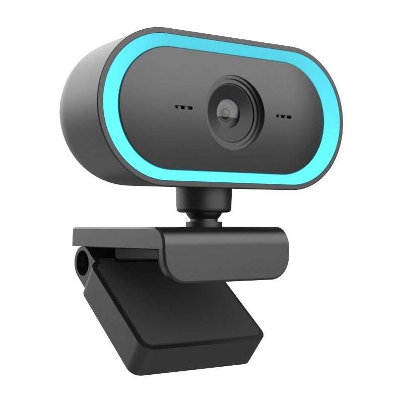 C11 2K Picture Quality HD Without Distortion 360 Degrees Rotate Built-in Microphone Sou ... (Blue)