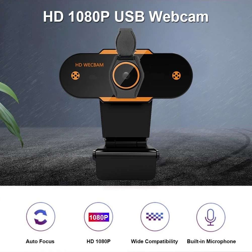 312 1080P HD USB 2.0 PC Desktop Camera Webcam with Mic, Cable Length: about 1.3m, Configuration:An