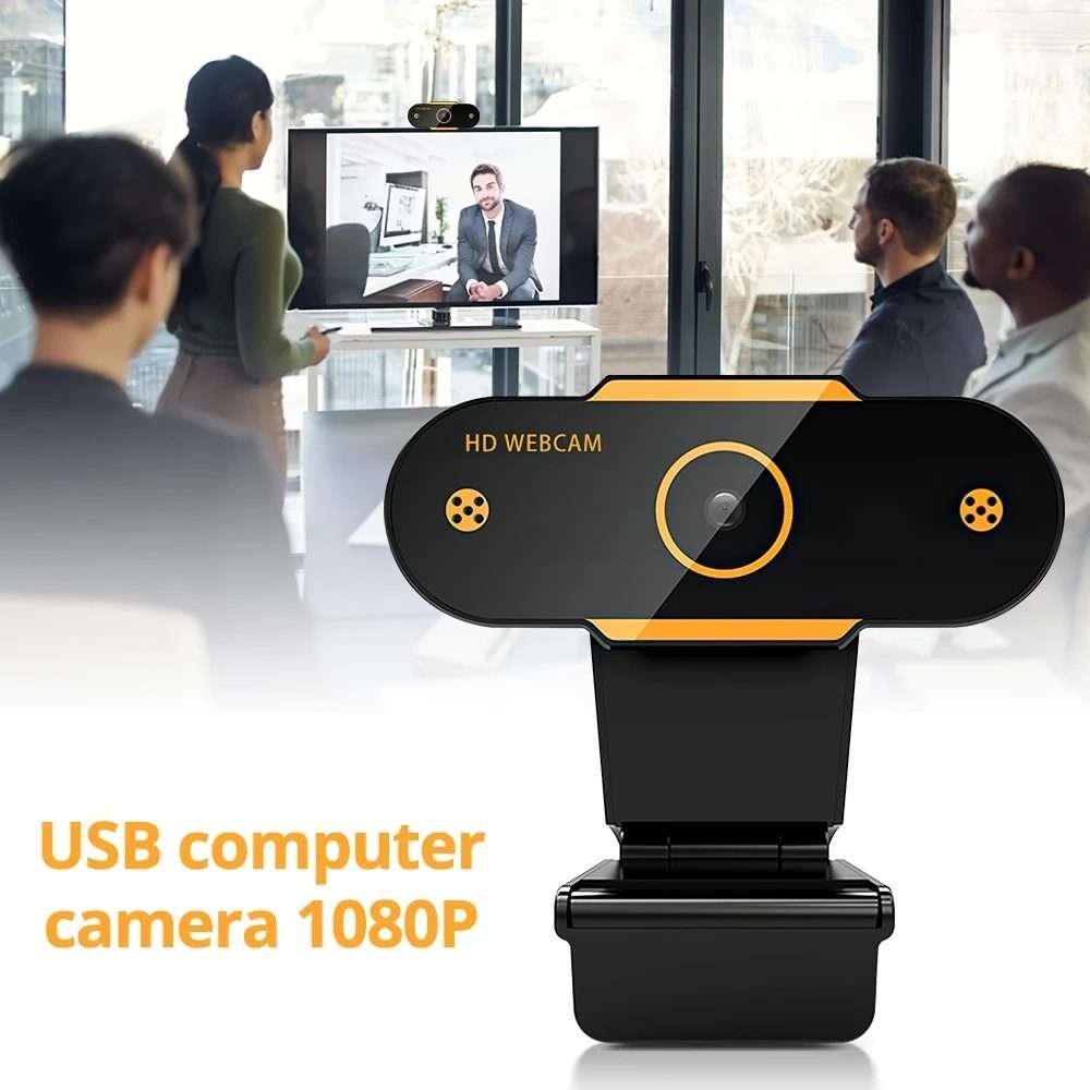 312 1080P HD USB 2.0 PC Desktop Camera Webcam with Mic, Cable Length: about 1.3m, Configuration:An