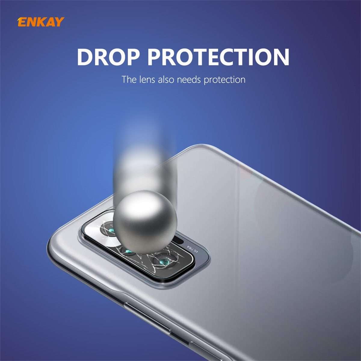 For Redmi Note 10 Pro / Note 10 Pro Max 5 PCS Hat-Prince ENKAY 0.2mm 9H 2.15D Round Edge Rear Came