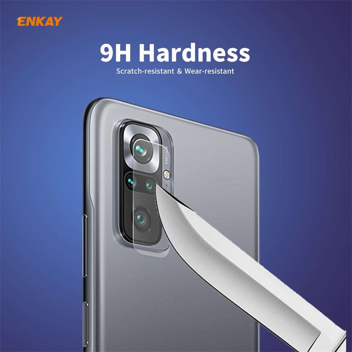 For Redmi Note 10 Pro / Note 10 Pro Max 5 PCS Hat-Prince ENKAY 0.2mm 9H 2.15D Round Edge Rear Came