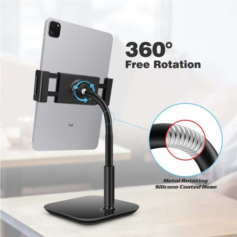 NS-06A Cell Phone Stand, 360 Degree Rotating,Aluminum Alloy Material,Thick Case Friendly Phone Hol