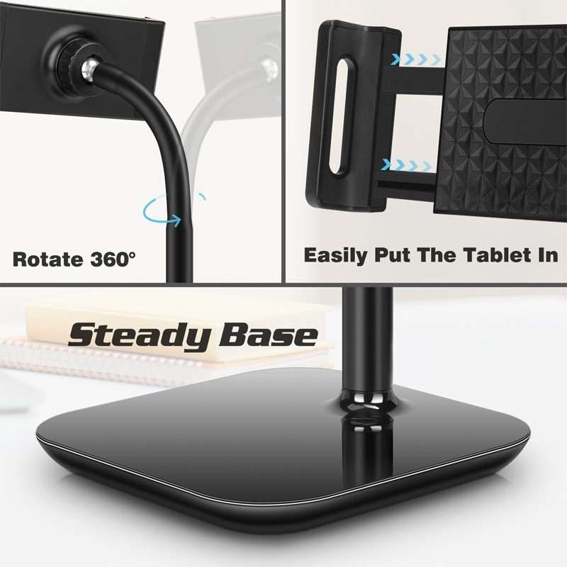 NS-06A Cell Phone Stand, 360 Degree Rotating,Aluminum Alloy Material,Thick Case Friendly Phone Hol